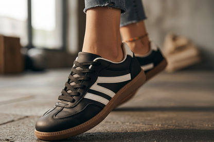 Valencia Orthopedic Stripe Trainers