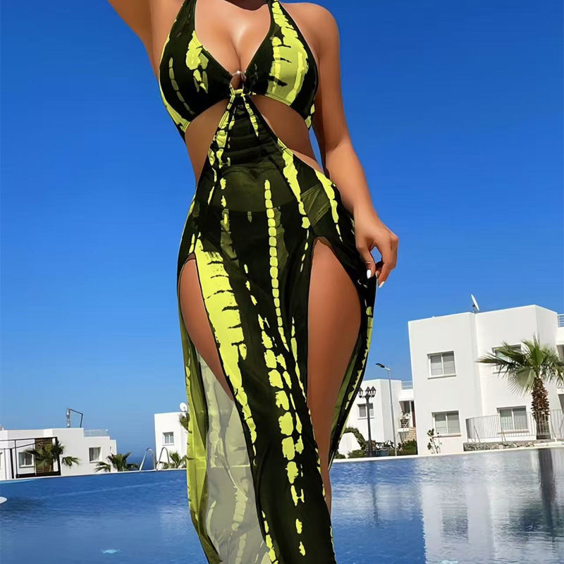 beach dress bikini Boho Dress Bikini Cover Up Long Kimono Beach Dress For Women