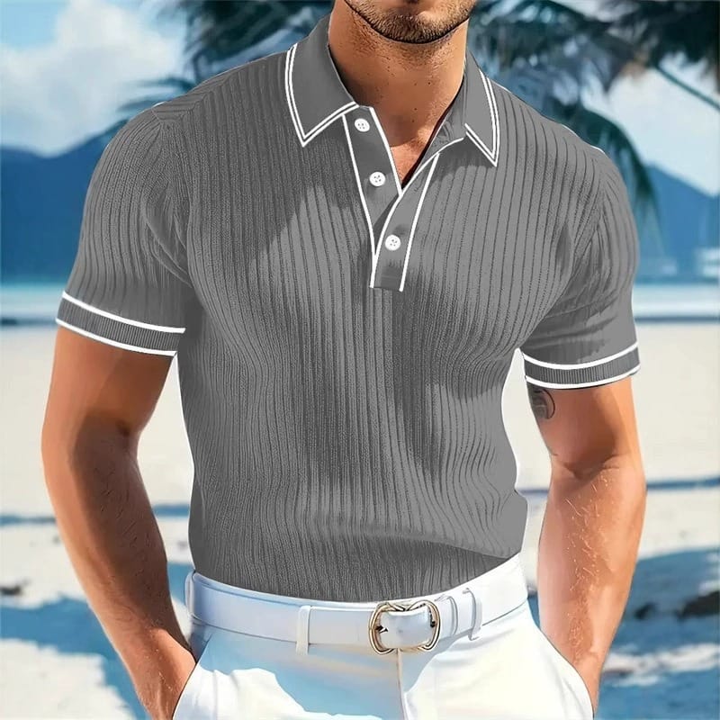Ashmere Hénry Polo Shirt - side view | Ashmere