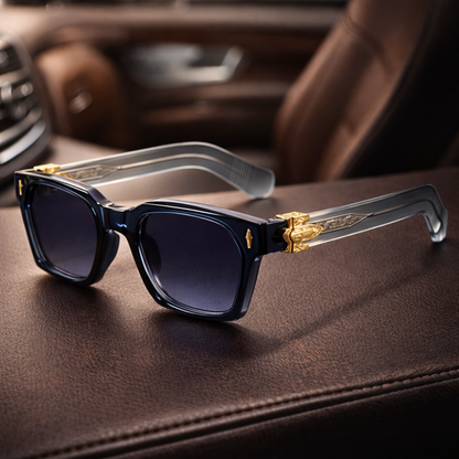 Premium Square Sunglasses - back view | Ashmere