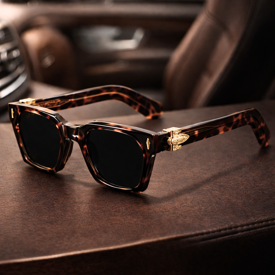 Premium Square Sunglasses - detail view | Ashmere